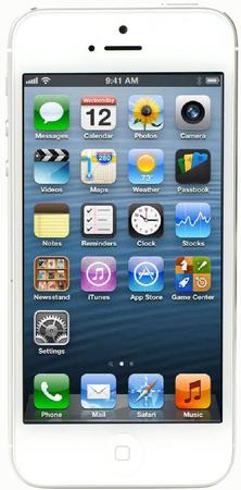 Смартфон Apple iPhone 5 64Gb White & Silver - Сыктывкар
